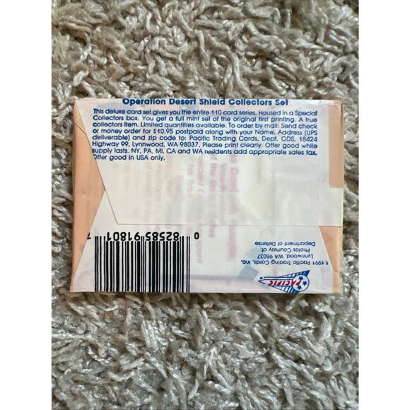 1991 Operation DESERT SHIELD Pacific Trading CARD BOX 36 Packs - Picture 6 of 6